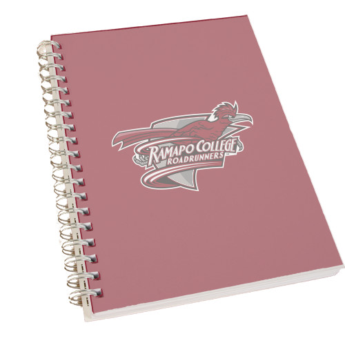  Clear 7 x 10 Spiral Journal Notebook - Official Logo