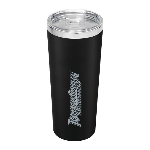  Thor Vacuum Insulated Black Tumbler 22oz - Ramapo College Roadrunners Word Mark