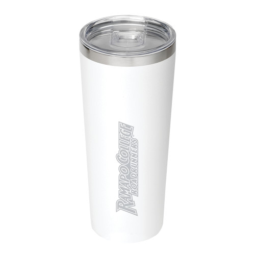  Thor Vacuum Insulated White Tumbler 22oz - Ramapo College Roadrunners Word Mark