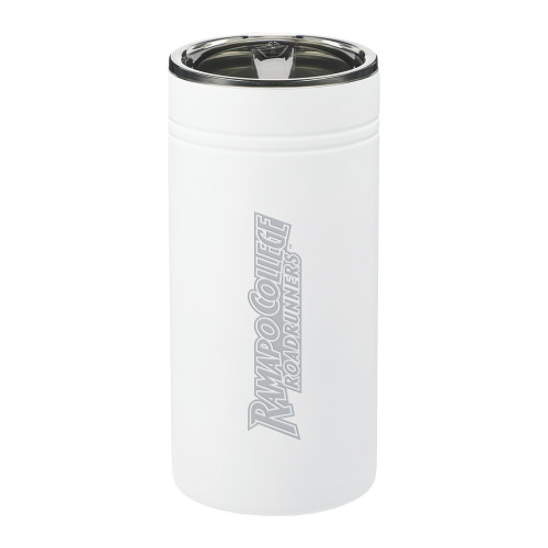  Sherpa Vacuum White Tumbler & Insulator 12oz - Ramapo College Roadrunners Word Mark
