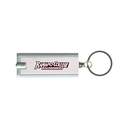  Turbo White Flashlight Key Holder - Ramapo College Roadrunners Word Mark