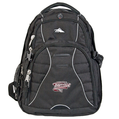  High Sierra Black Swerve Computer Backpack - Ramapo College Roadrunners