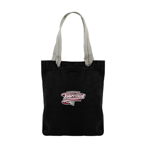  Allie Black Canvas Tote - Ramapo College Roadrunners