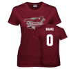 Thumbnail image for  Womens Maroon Short Sleeve Tee