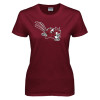 Thumbnail image for  Womens Maroon Short Sleeve Tee