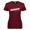 Thumbnail image for  Womens Maroon Short Sleeve Tee