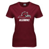 Thumbnail image for  Womens Maroon Short Sleeve Tee