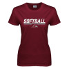 Thumbnail image for  Womens Maroon Short Sleeve Tee