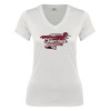 Thumbnail image for  Next Level Womens White Ideal V Tee