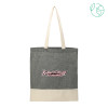 Thumbnail image for  Split Recycled Black Cotton Twill Convention Tote