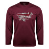 Thumbnail image for  Maroon Performance Long Sleeve Shirt