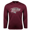 Thumbnail image for  Maroon Performance Long Sleeve Shirt