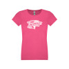 Thumbnail image for  Next Level Girls Fuchsia Fashion Fit T Shirt