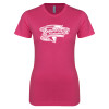 Thumbnail image for  Next Level Womens Fuchsia Boyfriend Tee