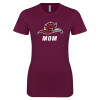 Thumbnail image for  Next Level Womens Maroon Boyfriend Tee