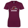 Thumbnail image for  Next Level Womens Maroon Boyfriend Tee