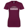 Thumbnail image for  Next Level Womens Maroon Boyfriend Tee