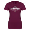 Thumbnail image for  Next Level Womens Maroon Boyfriend Tee