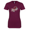 Thumbnail image for  Next Level Womens Maroon Boyfriend Tee