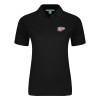 Thumbnail image for  Womens Silk Touch Black Pique Polo