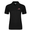 Thumbnail image for  Womens Silk Touch Black Pique Polo