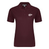Thumbnail image for  Womens Silk Touch Maroon Pique Polo