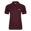 Thumbnail image for  Womens Silk Touch Maroon Pique Polo