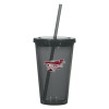 Thumbnail image for  Madison Double Wall Charcoal Tumbler w/Straw 16oz