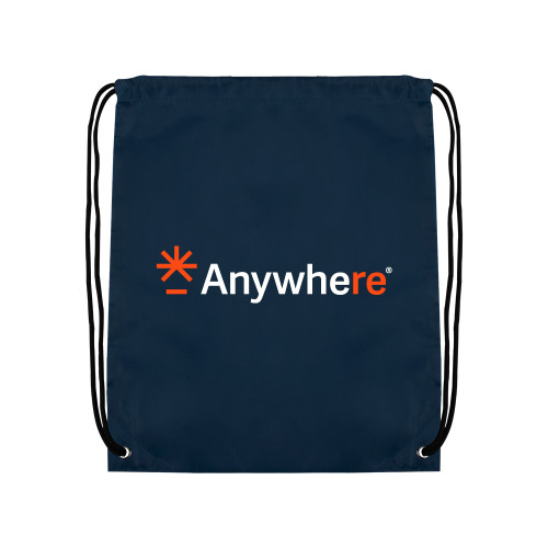  Navy Drawstring Backpack - Anywhere
