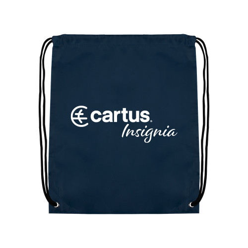  Navy Drawstring Backpack - Cartus Insignia