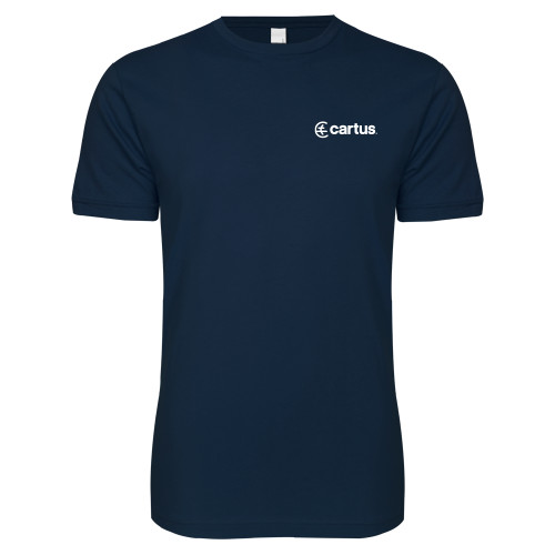  Next Level Navy SoftStyle T Shirt - Cartus Horizontal