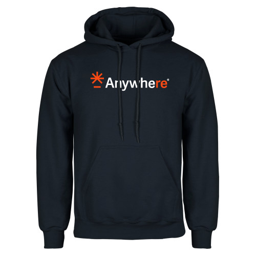  Navy Fleece Hoodie - Anywhere