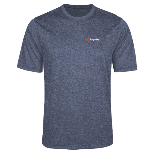  Navy Heather Performance Contender Tee - Anywhere