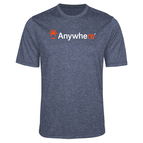  Navy Heather Performance Contender Tee - Anywhere