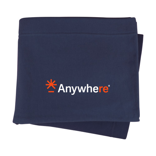 Navy Sweatshirt Blanket - Anywhere