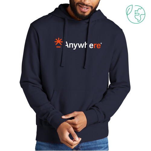  Allmade Navy Organic French Terry Pullover Hoodie - Anywhere