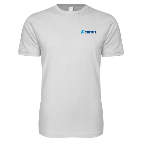  Next Level White SoftStyle T Shirt - Cartus Horizontal