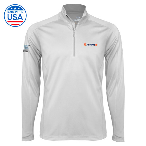  Syntrel White Interlock 1/4 Zip - Anywhere