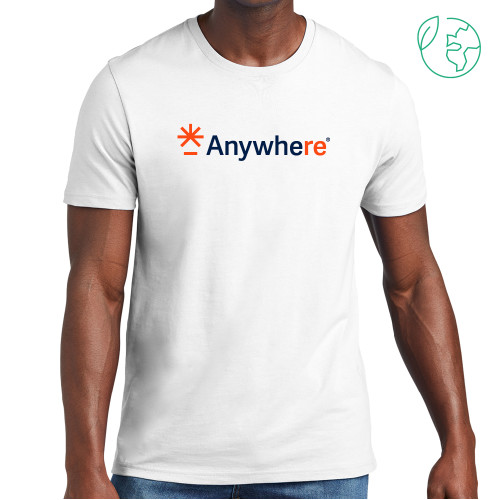  Allmade White Organic Cotton Tee - Anywhere