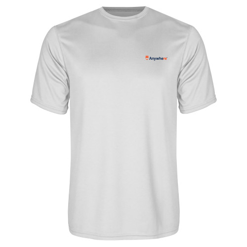  White Performance Tee - Anywhere