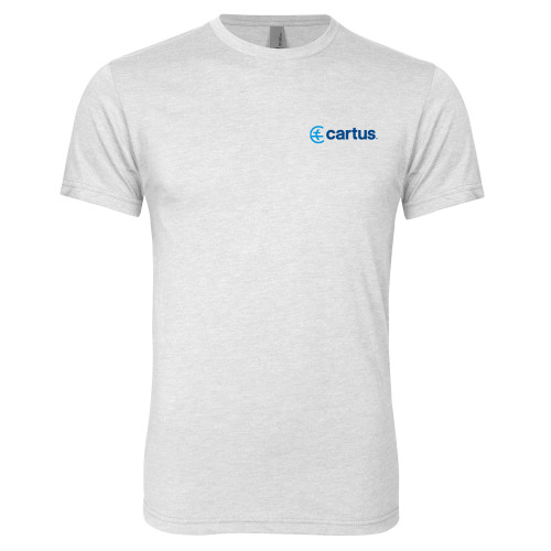  Next Level Heather White Triblend Tee - Cartus Horizontal