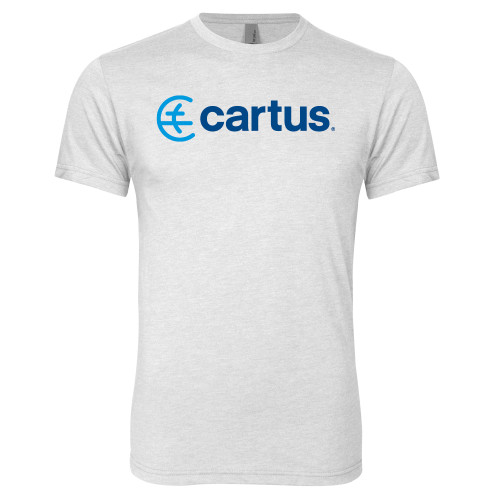  Next Level Heather White Triblend Tee - Cartus Horizontal