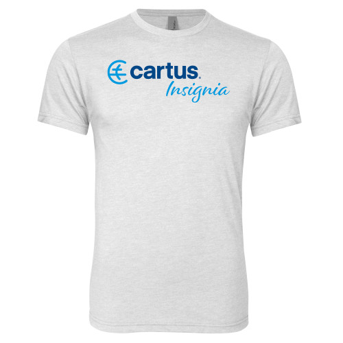  Next Level Heather White Triblend Tee - Cartus Insignia