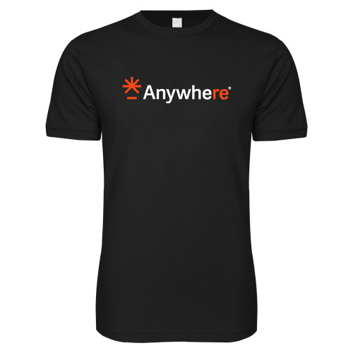  Next Level Black SoftStyle T Shirt - Anywhere