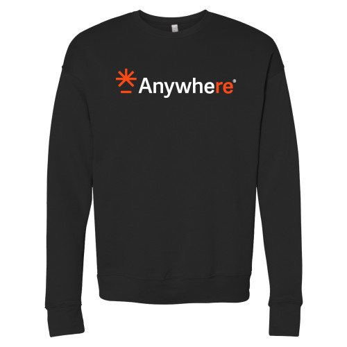  Bella + Canvas Black Fleece Crew - Anywhere