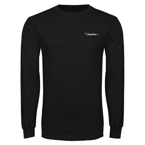  Black Long Sleeve T Shirt - Anywhere