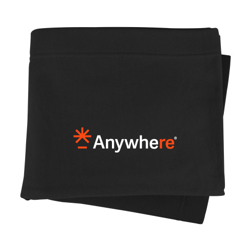  Black Sweatshirt Blanket - Anywhere