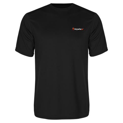  Black Performance Tee - Anywhere