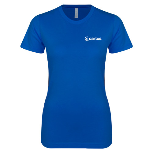  Next Level Womens Royal Boyfriend Tee - Cartus Horizontal