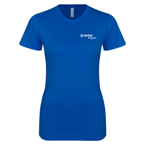  Next Level Womens Royal Boyfriend Tee - Cartus Insignia